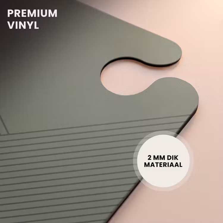 CaseSwap - Minimal - Kruisende lijnen op Grijsgroen — 6