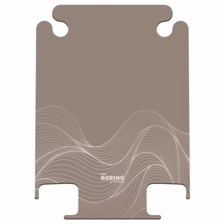 CaseSwap™ - Minimal - Taupe met golven — 1