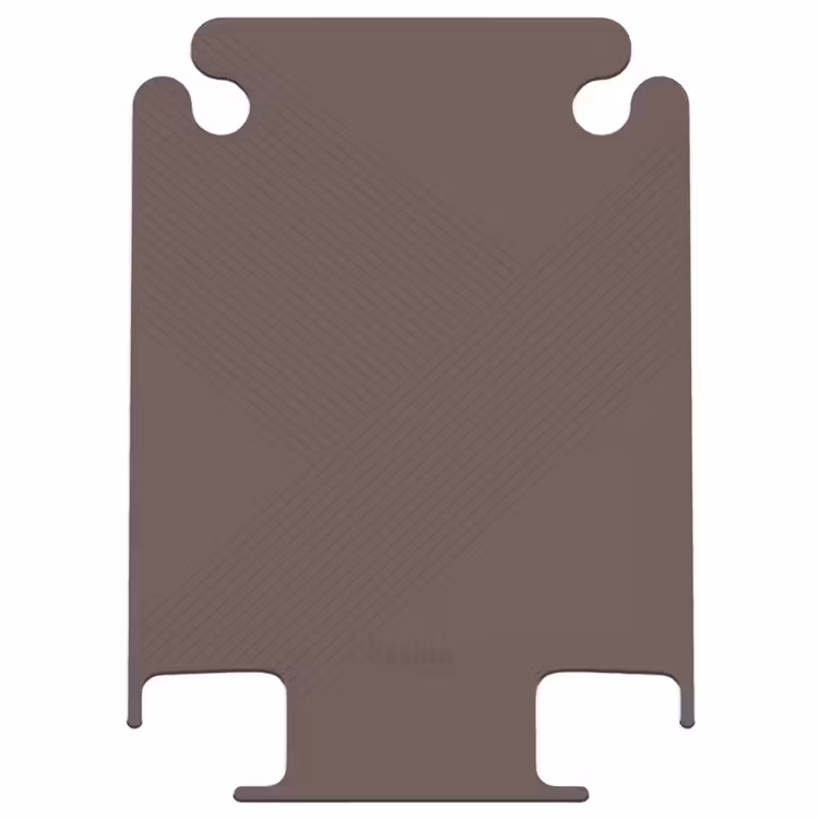 CaseSwap™ - Minimal - Kruisende lijnen op chocoladebruin — 1