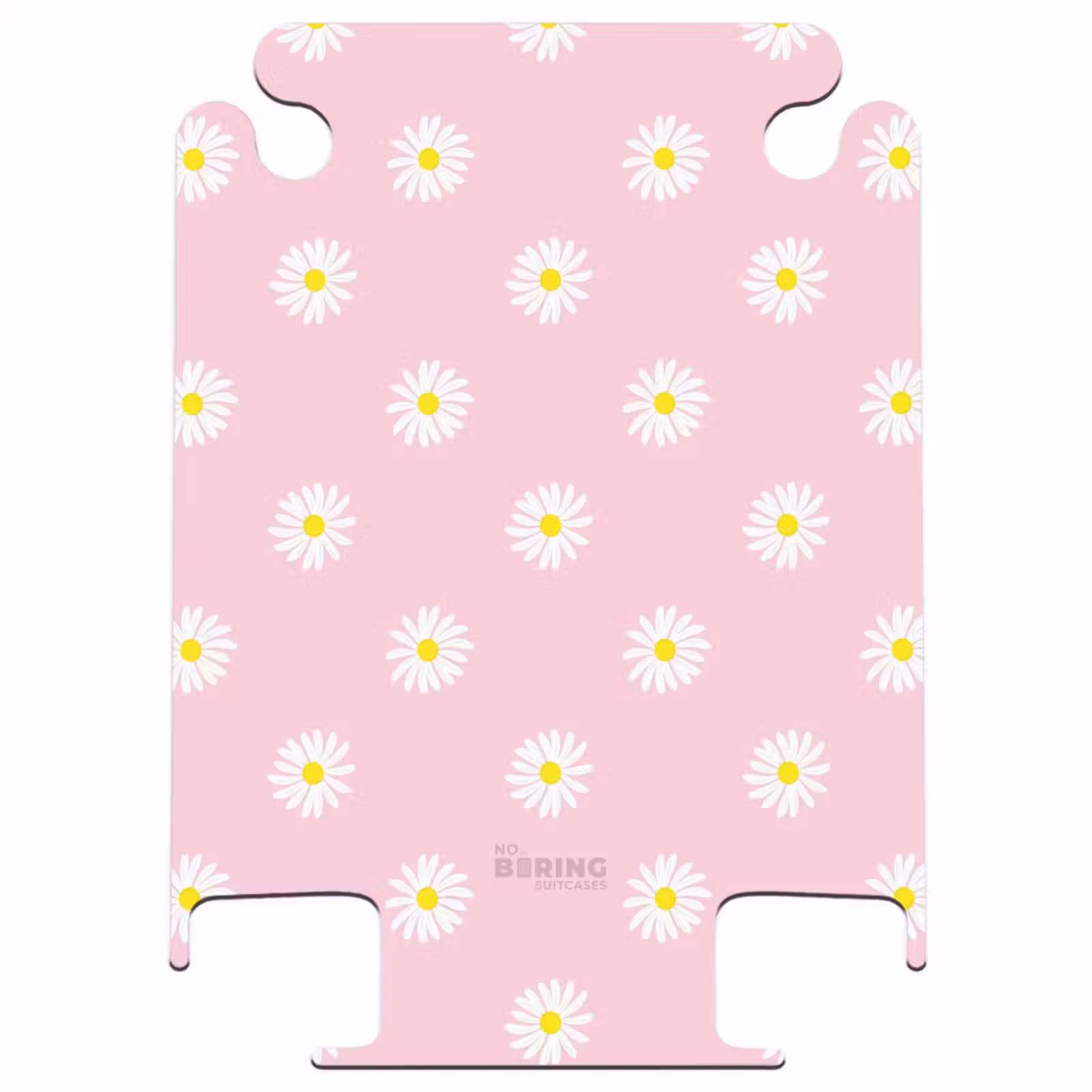 CaseSwap™ - Pastel - Margrieten op licht licht roze achtergrond — 1