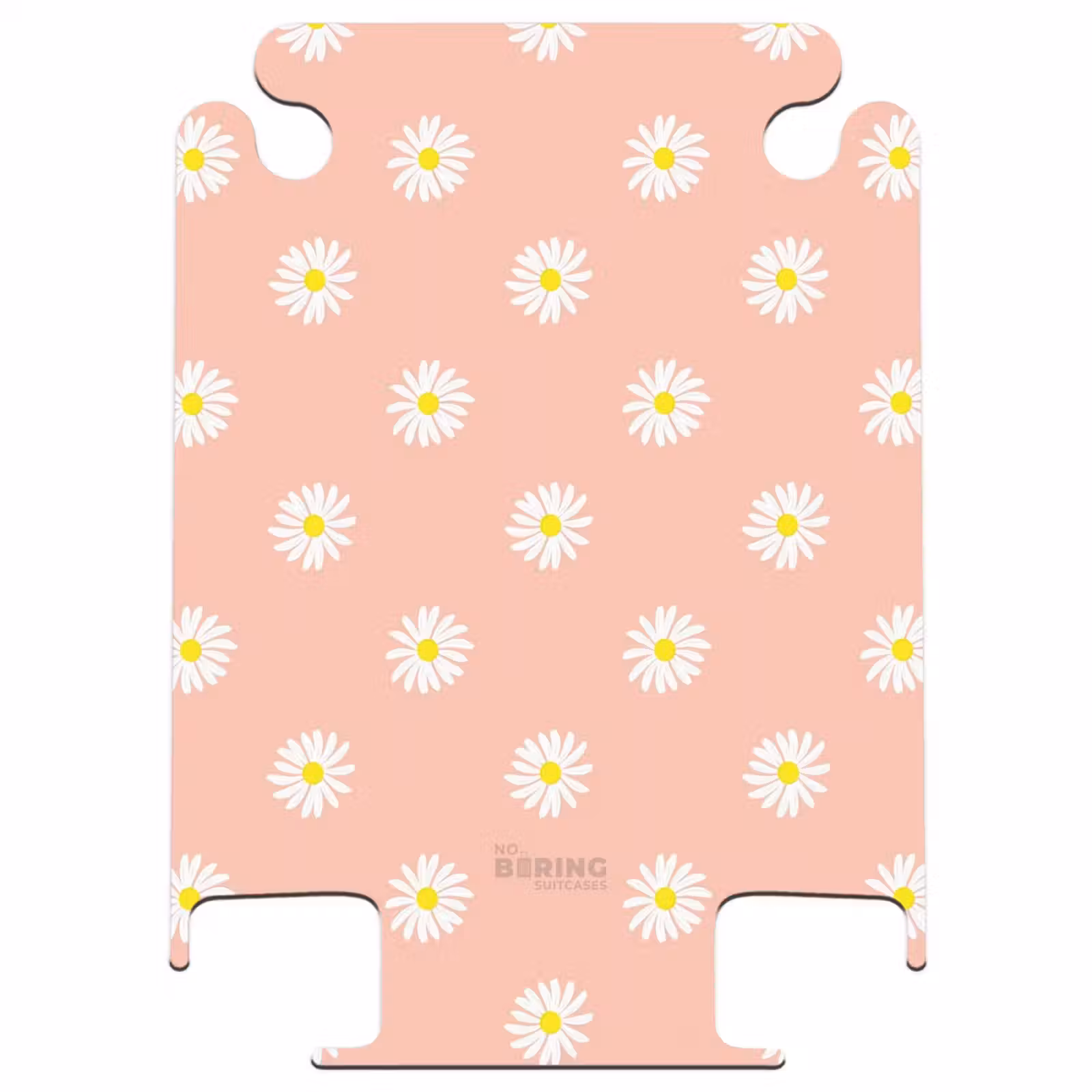 CaseSwap - Pastel - Margrieten op zalmroze achtergrond — 1