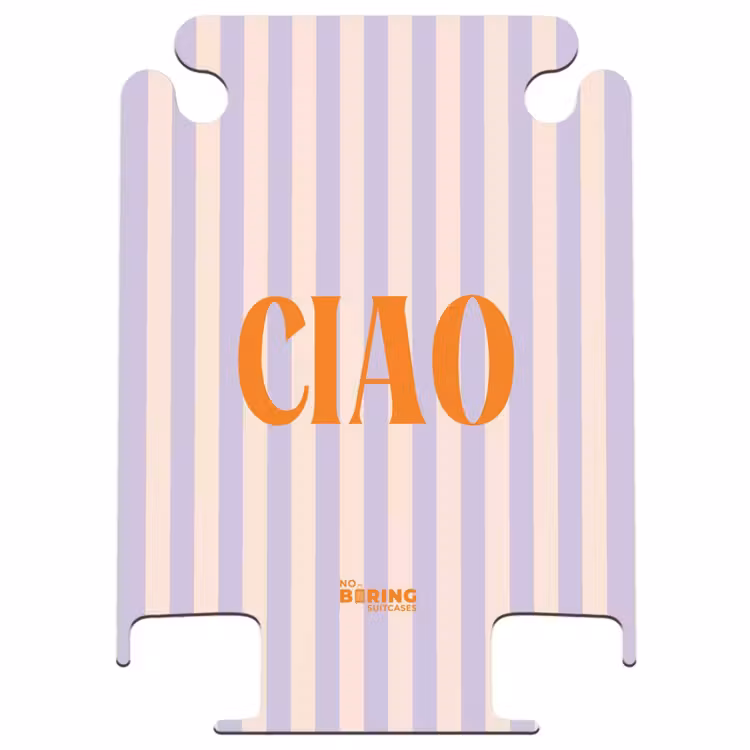 CaseSwap™ - Quotes - Ciao pastel lila en zalmkleur — 1