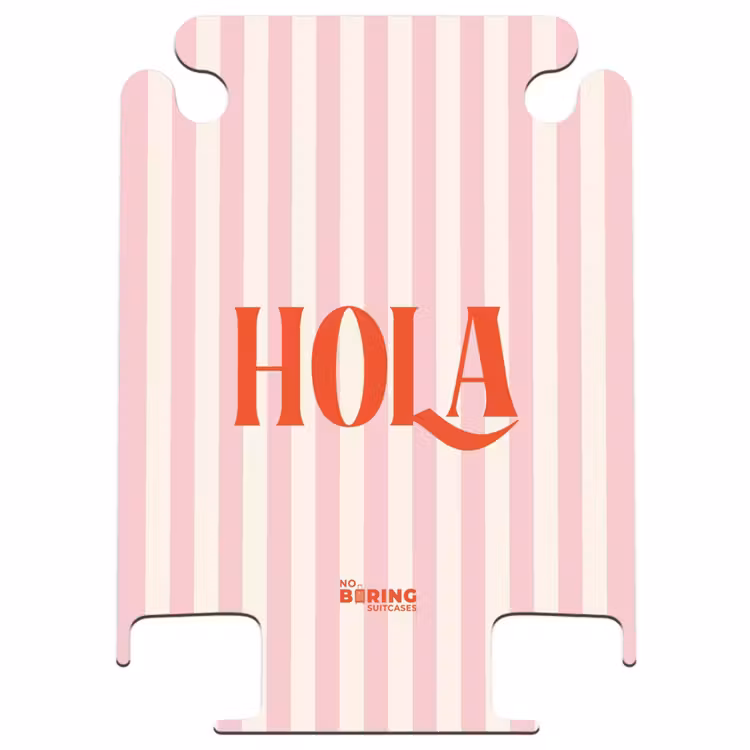 CaseSwap™ - Quotes - Hola poederroze en licht perzik — 1