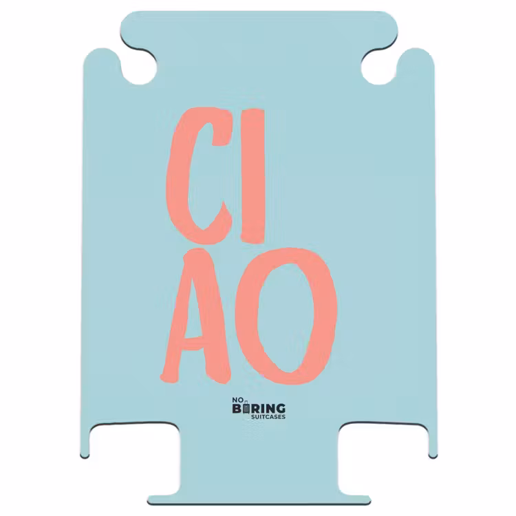 CaseSwap™ - Quotes - Ciao aqua blauw — 1