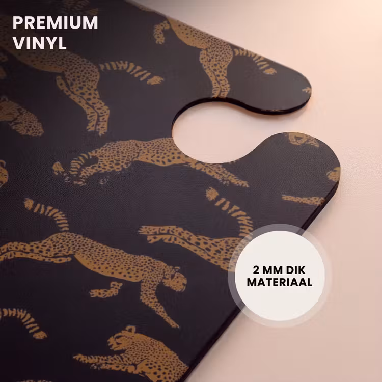 CaseSwap - Patronen - Luipaardenpatroon op zwart — 6