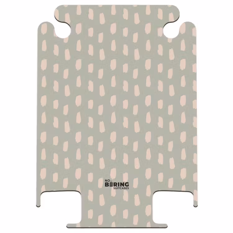 CaseSwap™ - Patronen - Patroon van beige vlekken op Olijfgroene achtergrond — 1