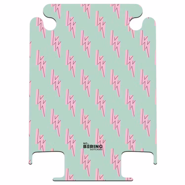CaseSwap™ - Patronen - Roze bliksem op mintgroen — 1