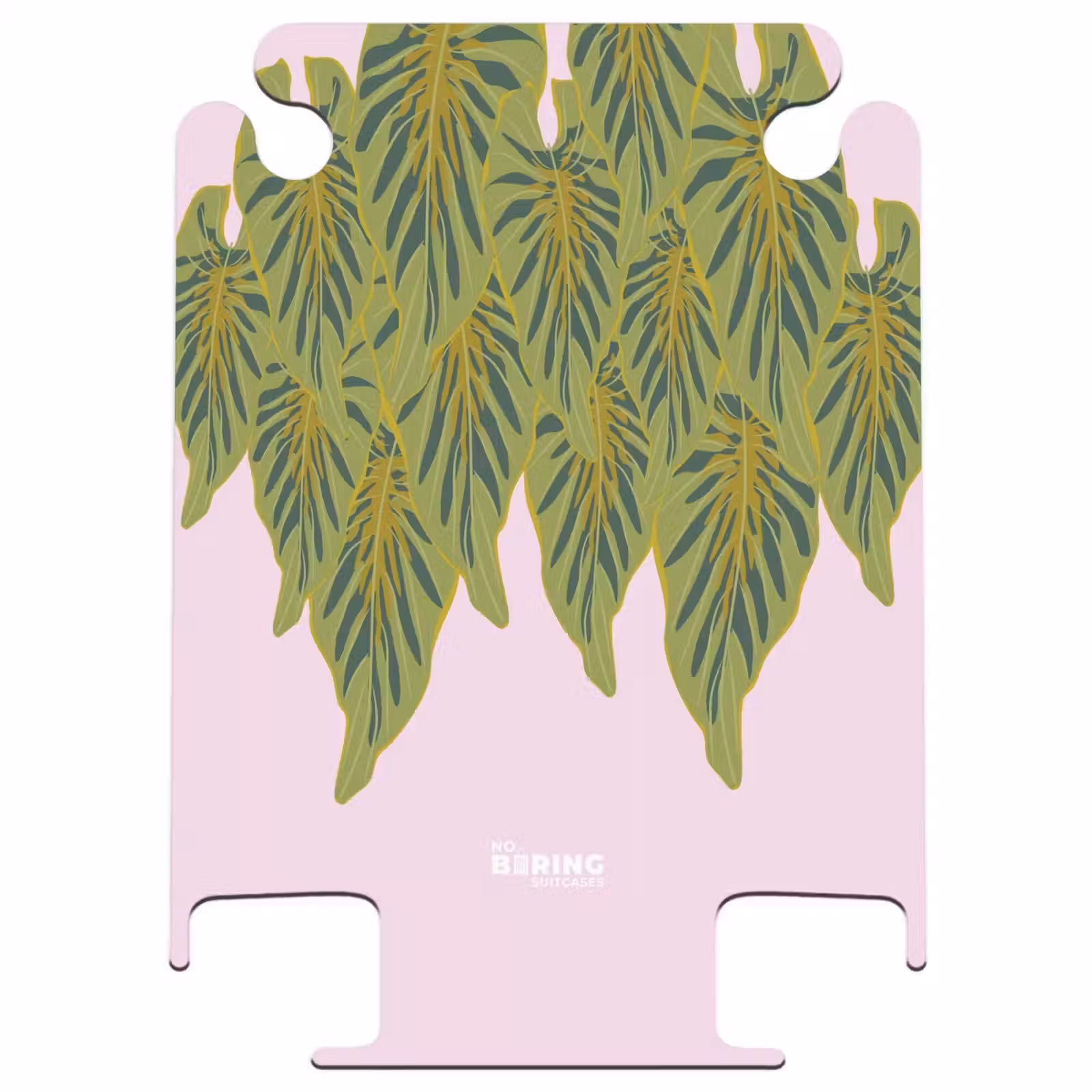 CaseSwap™ - Summer memories - Tropische bladeren op roze achtergrond — 1