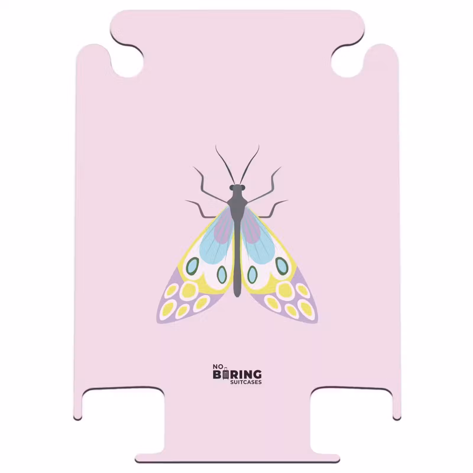 CaseSwap™ - Summer memories - Kleurrijke mot op roze achtergrond — 1