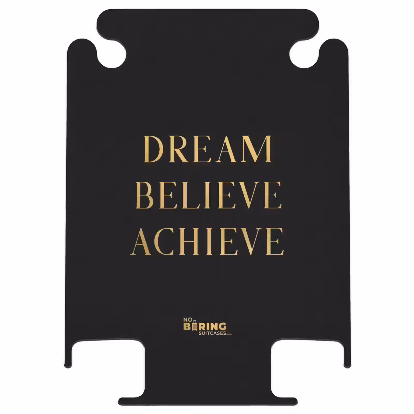 CaseSwap™ - Quotes - Dream believe achieve - Goud - Zwart - Luxe — 1