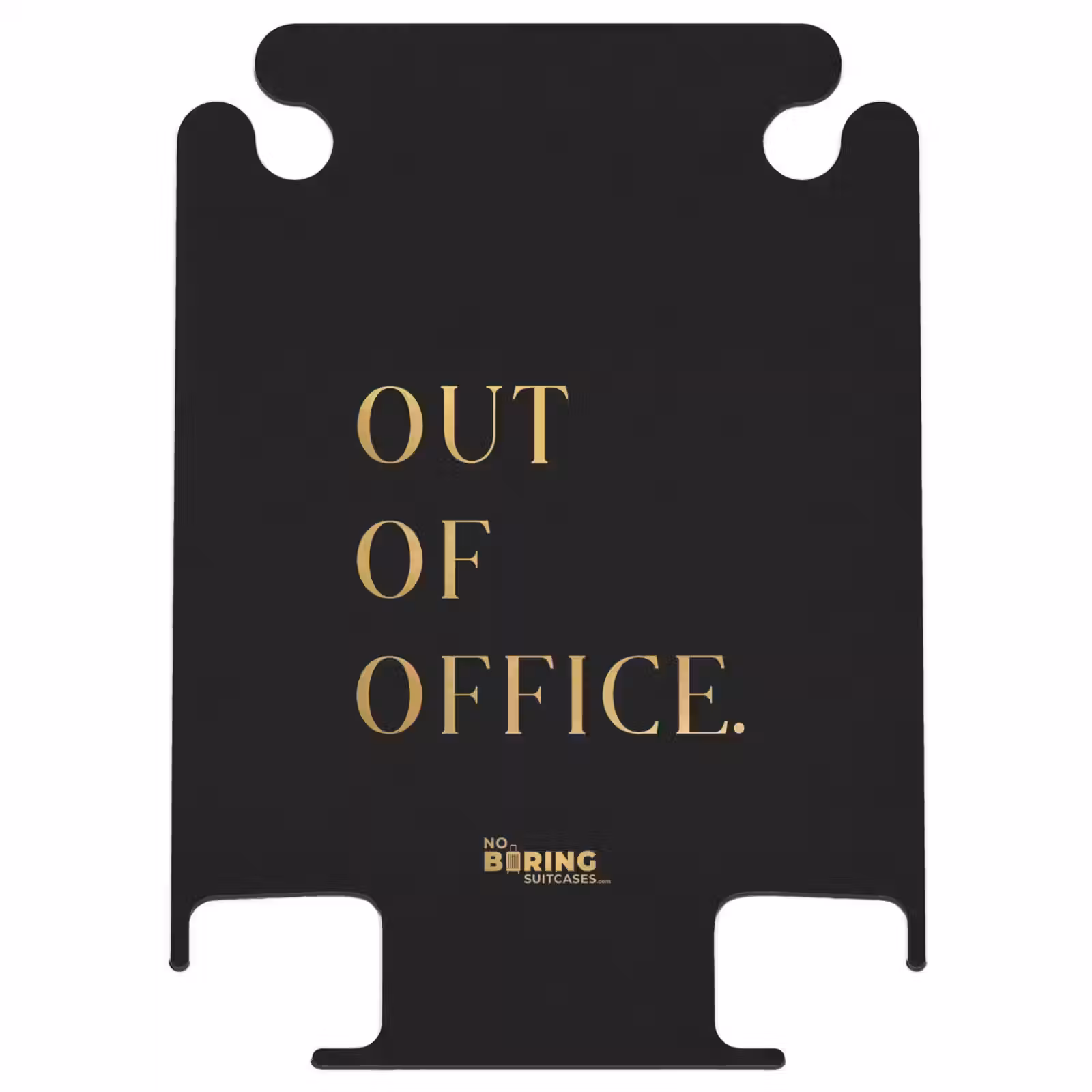 CaseSwap™ - Quotes - Out of office - Goud - Vakantie - Zwart — 1