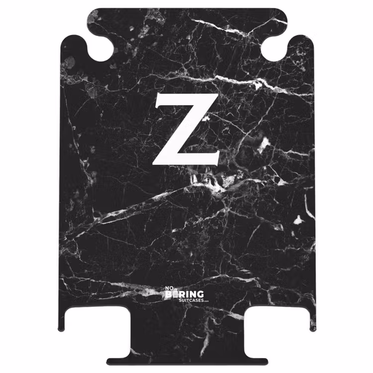 CaseSwap™ - Marmer look - Letter Z - Zwart — 1