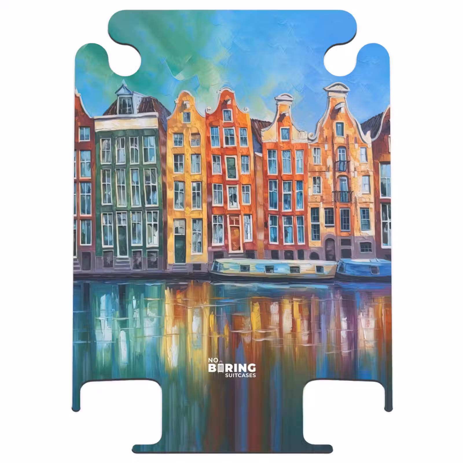 CaseSwap™ - Amsterdam - Olieverf - Gracht - Schilderij - Kunst — 1