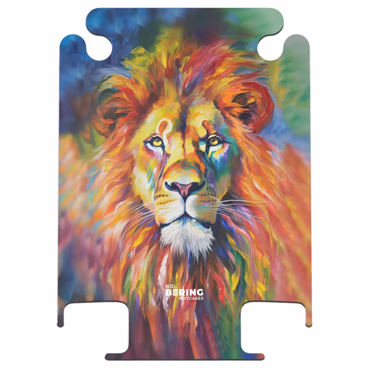 CaseSwap™ - Portret van een leeuw in kleurrijke olieverf — 1