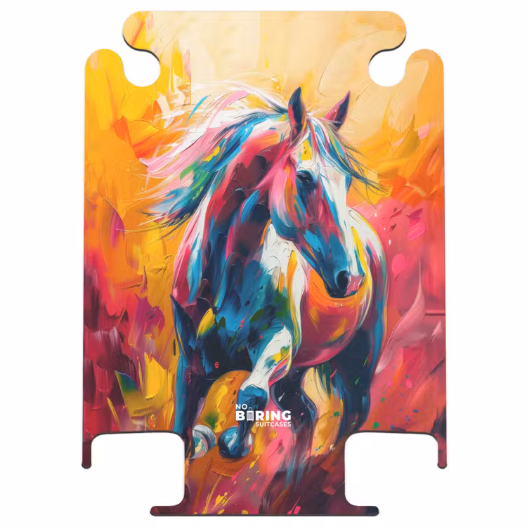 CaseSwap™ - Olieverf kunstwerk van een galopperend paard — 1