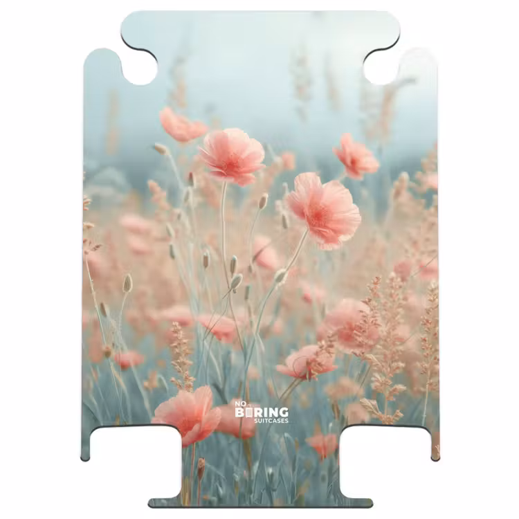 CaseSwap™ - Bloemenveld met roze klaprozen — 1