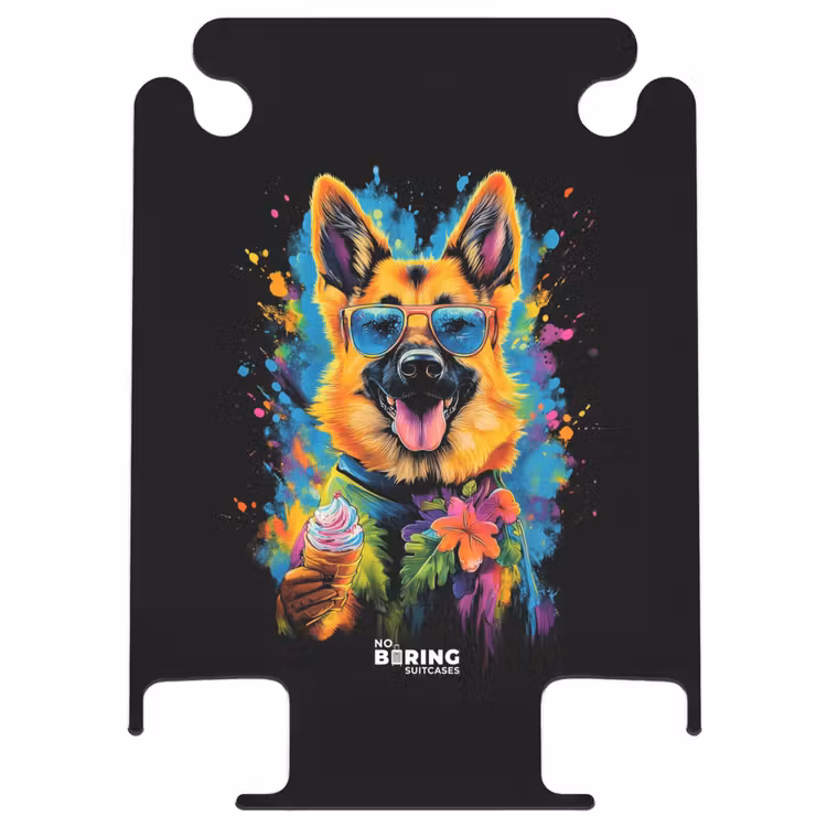 CaseSwap™ - Zomerse hond met kleurrijke graffiti — 1