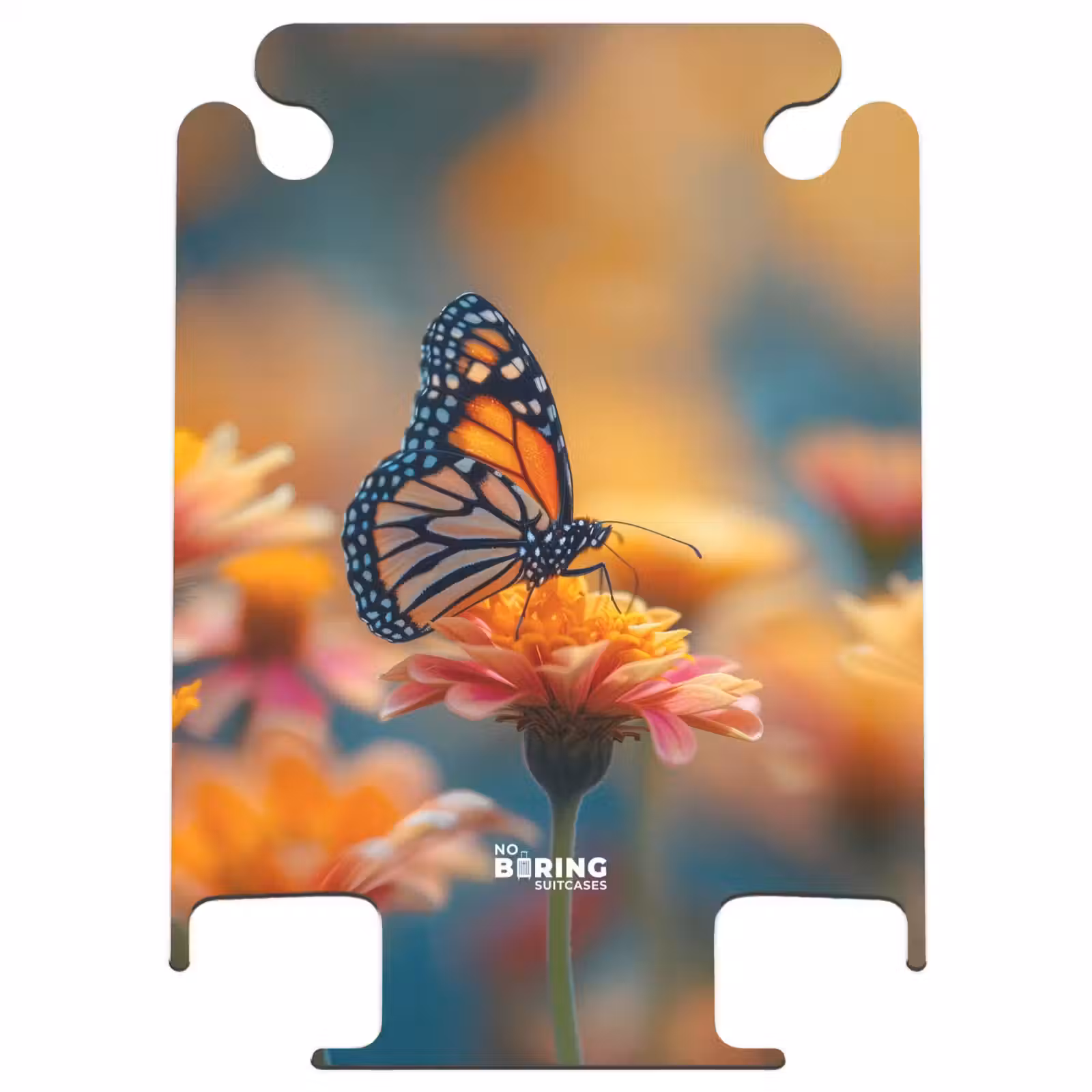 CaseSwap™ - Vlinder op roze bloem — 1