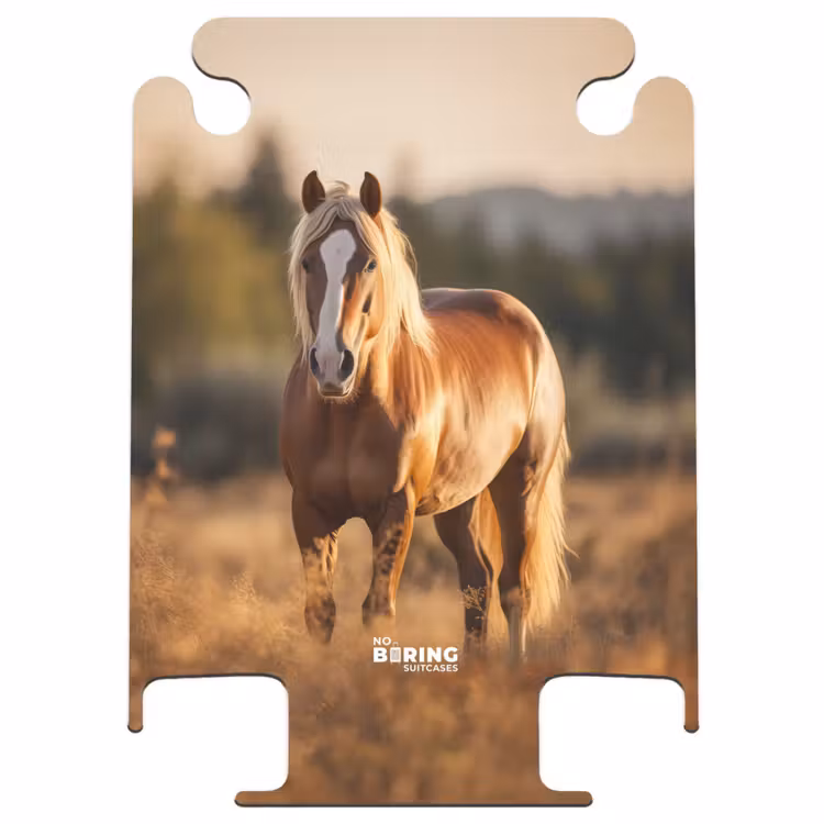 CaseSwap™ - Bruin paard in een weiland — 1