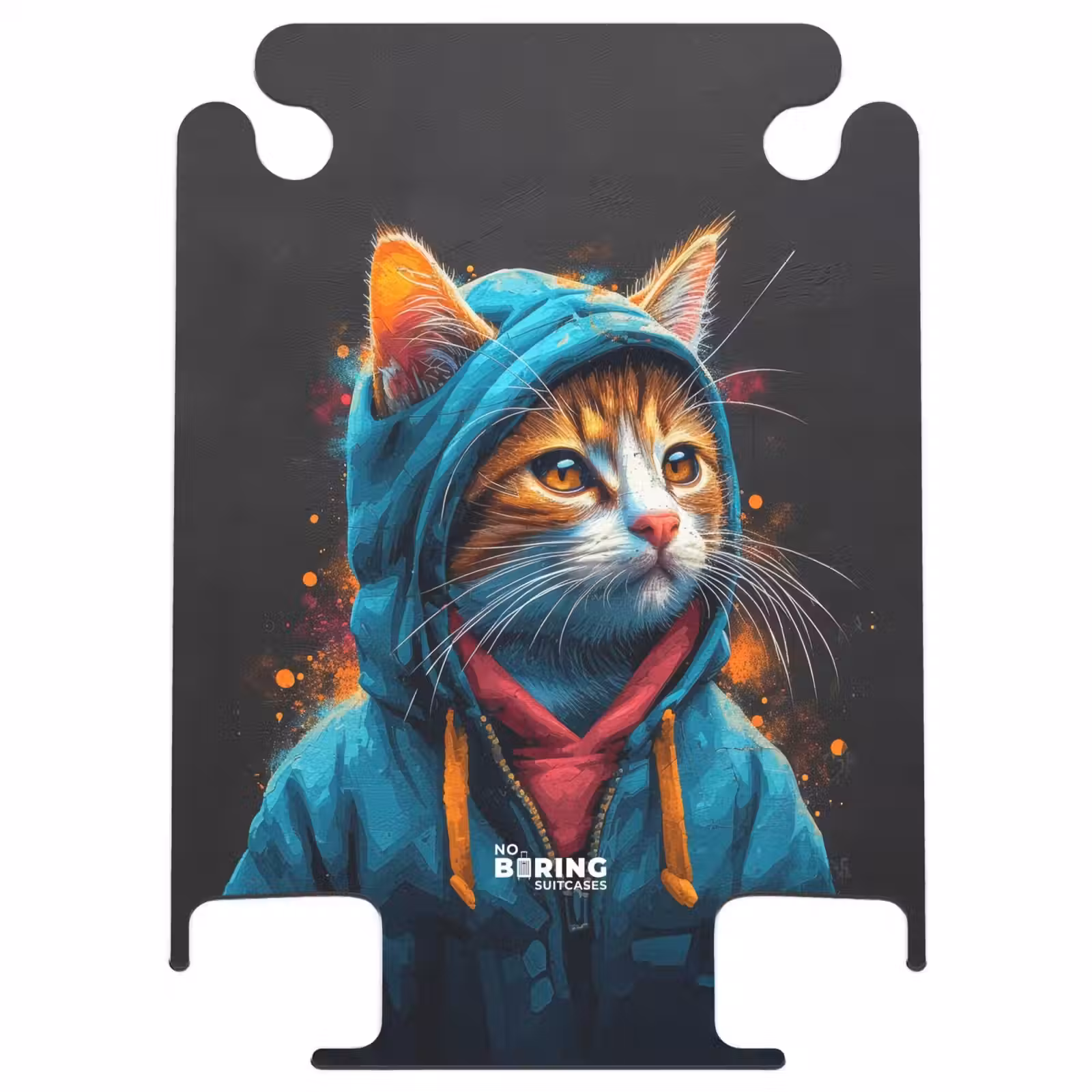 CaseSwap - Graffiti kat met blauw vest — 1
