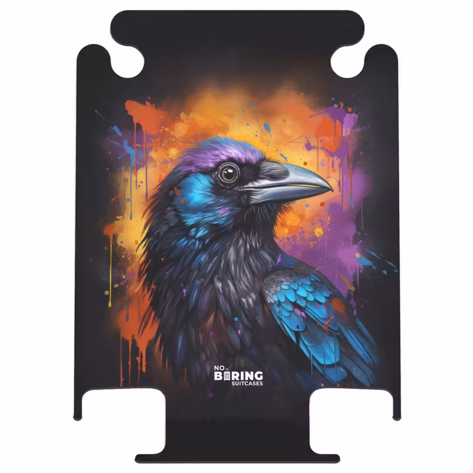 CaseSwap - Kraai met kleurrijke graffiti — 1