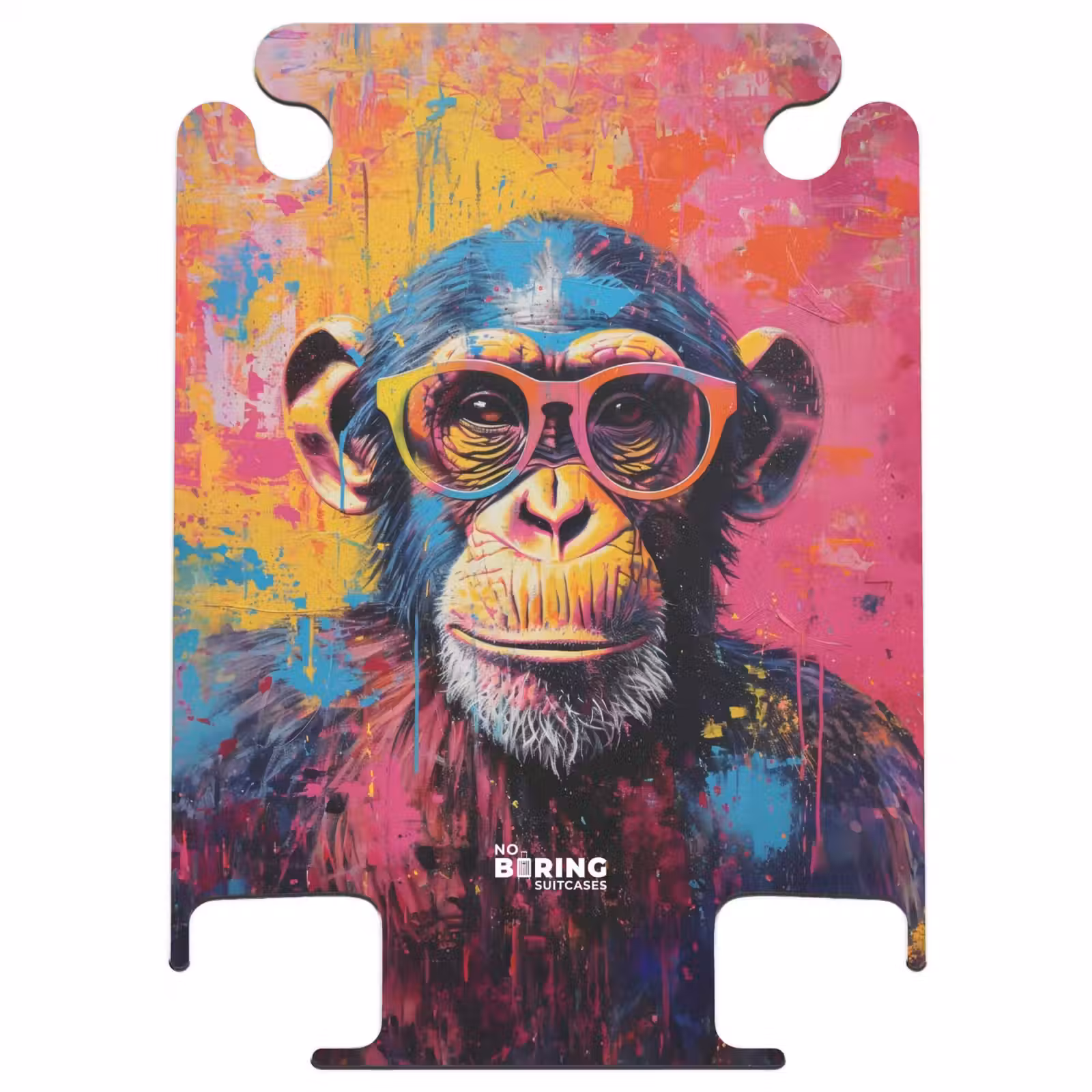 CaseSwap - Chimpansee met bril in graffiti stijl — 1
