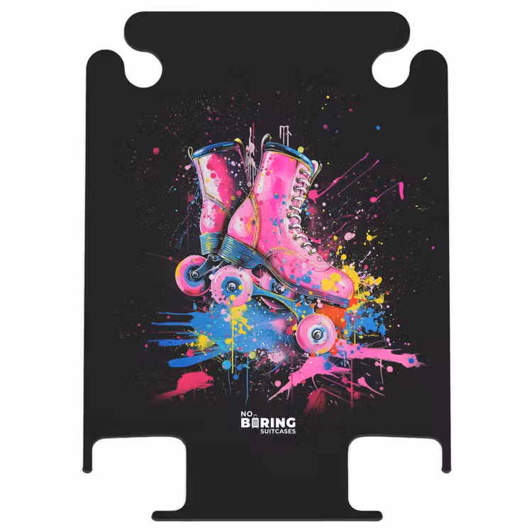 CaseSwap™ - Roze rolschaatsen met verf — 1