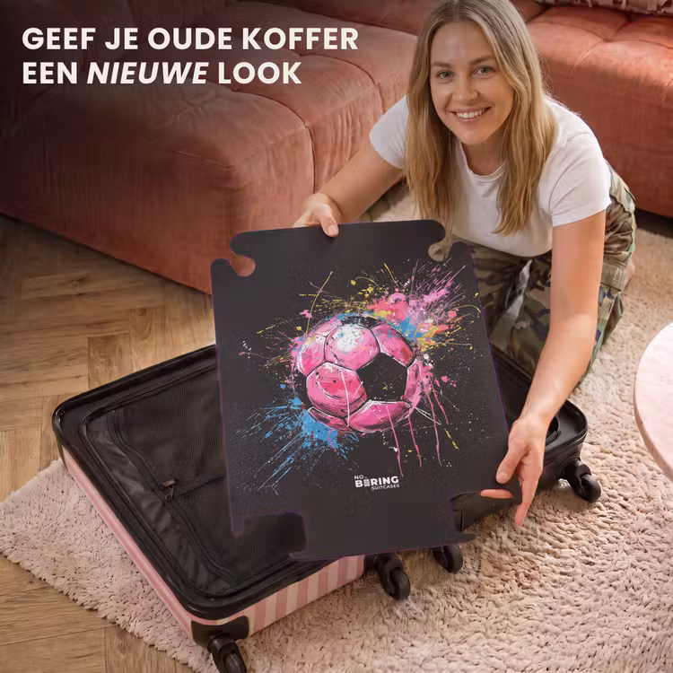 CaseSwap - Roze voetbal met graffiti — 3
