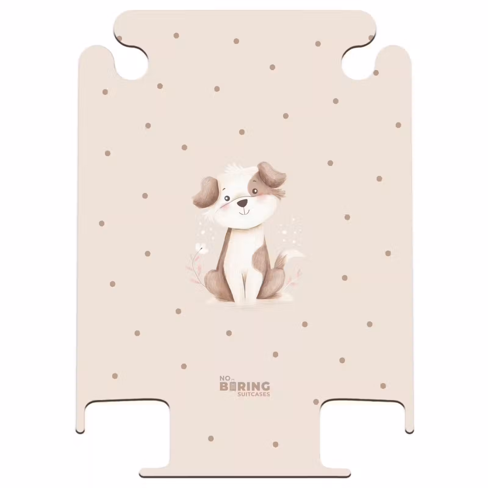 CaseSwap™ - Honden pup omringd door bruine stippen — 1