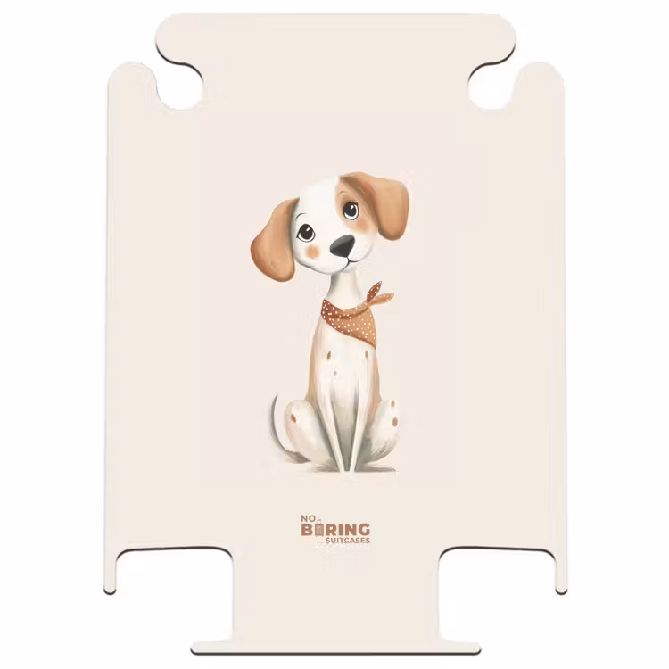 CaseSwap - Bruin gevlekte pup op een beige achtergrond — 1