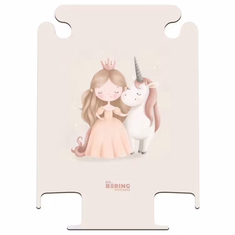 CaseSwap - Prinses en een eenhoorn in pastel kleuren — 1