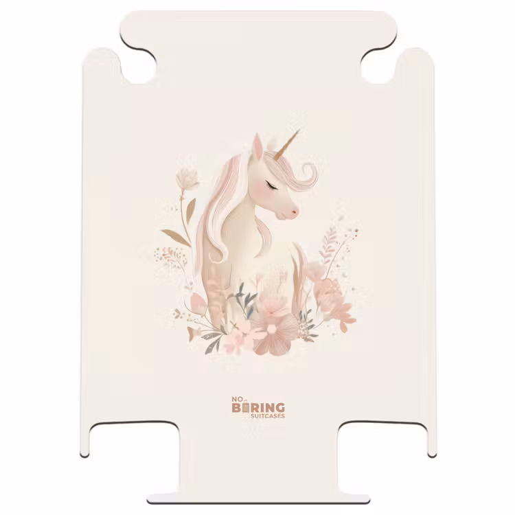 CaseSwap™ - Eenhoorn tussen bloemen in roze pastel kleuren — 1