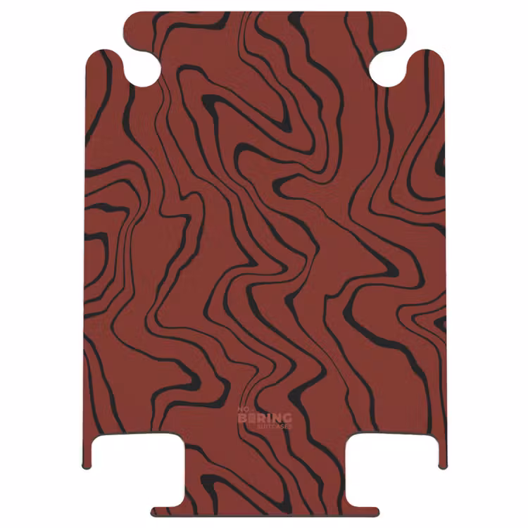 CaseSwap™ - Rode achtergrond met abstracte zwarte lijnen — 1
