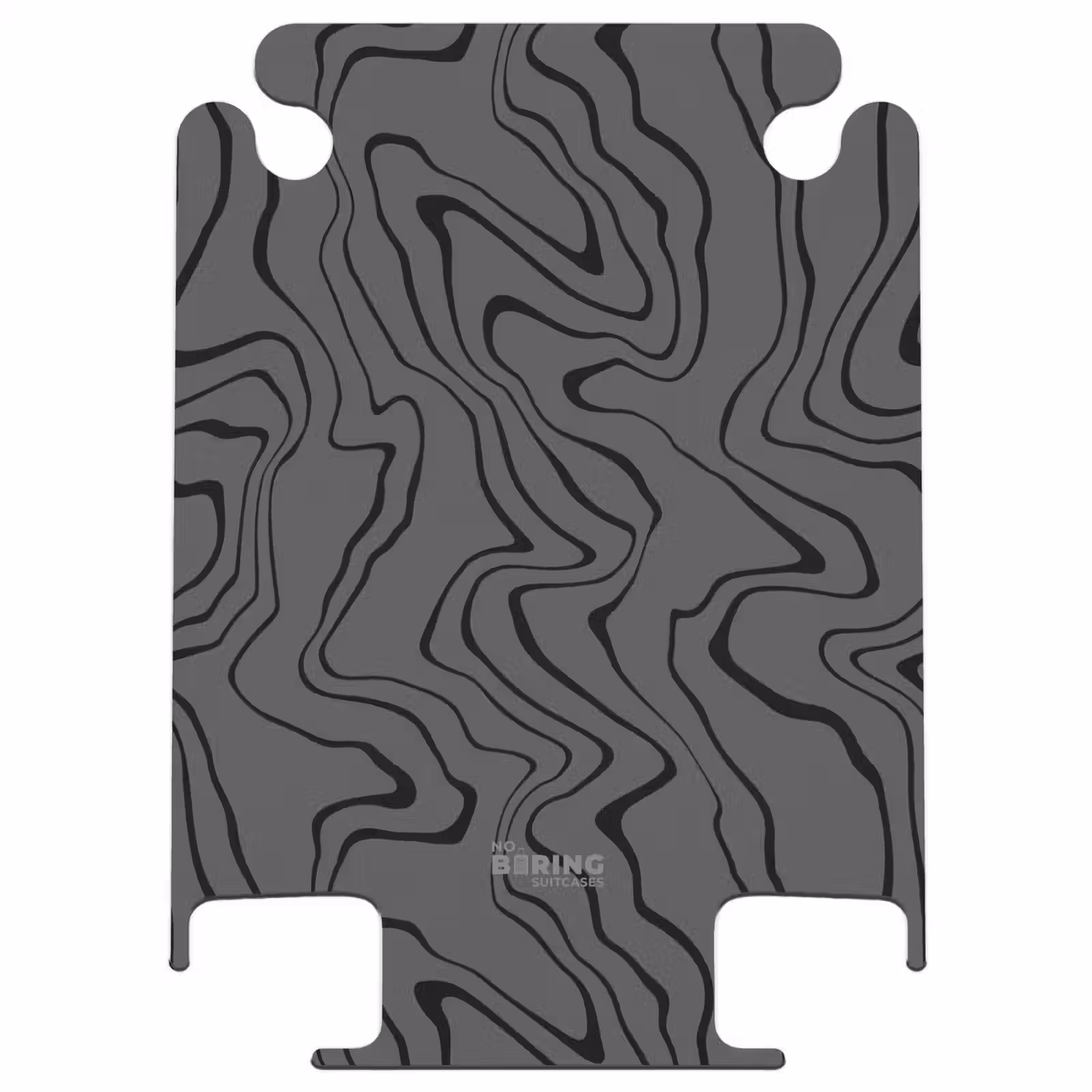 CaseSwap™ - Grijze achtergrond met abstracte zwarte lijnen — 1