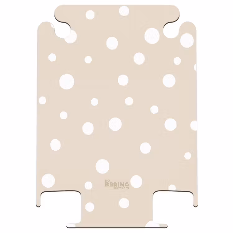 CaseSwap™ - Beige achtergrond met witte stippen — 1