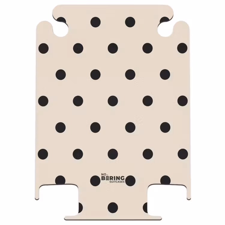 CaseSwap™ - Beige achtergrond met zwarte stippen — 1