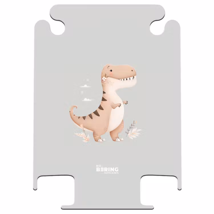 CaseSwap™ - Dino in beige en grijze kleuren — 1