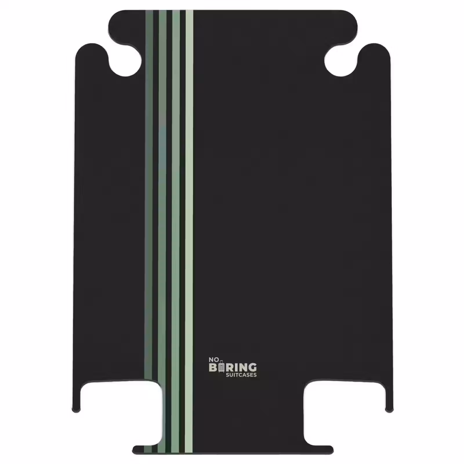 CaseSwap - Zwarte achtergrond met vier verticale groene lijnen links — 1