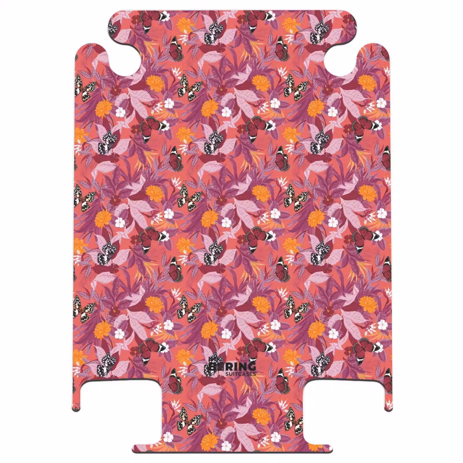 CaseSwap™ - Tropisch vlinder patroon donker roze — 1