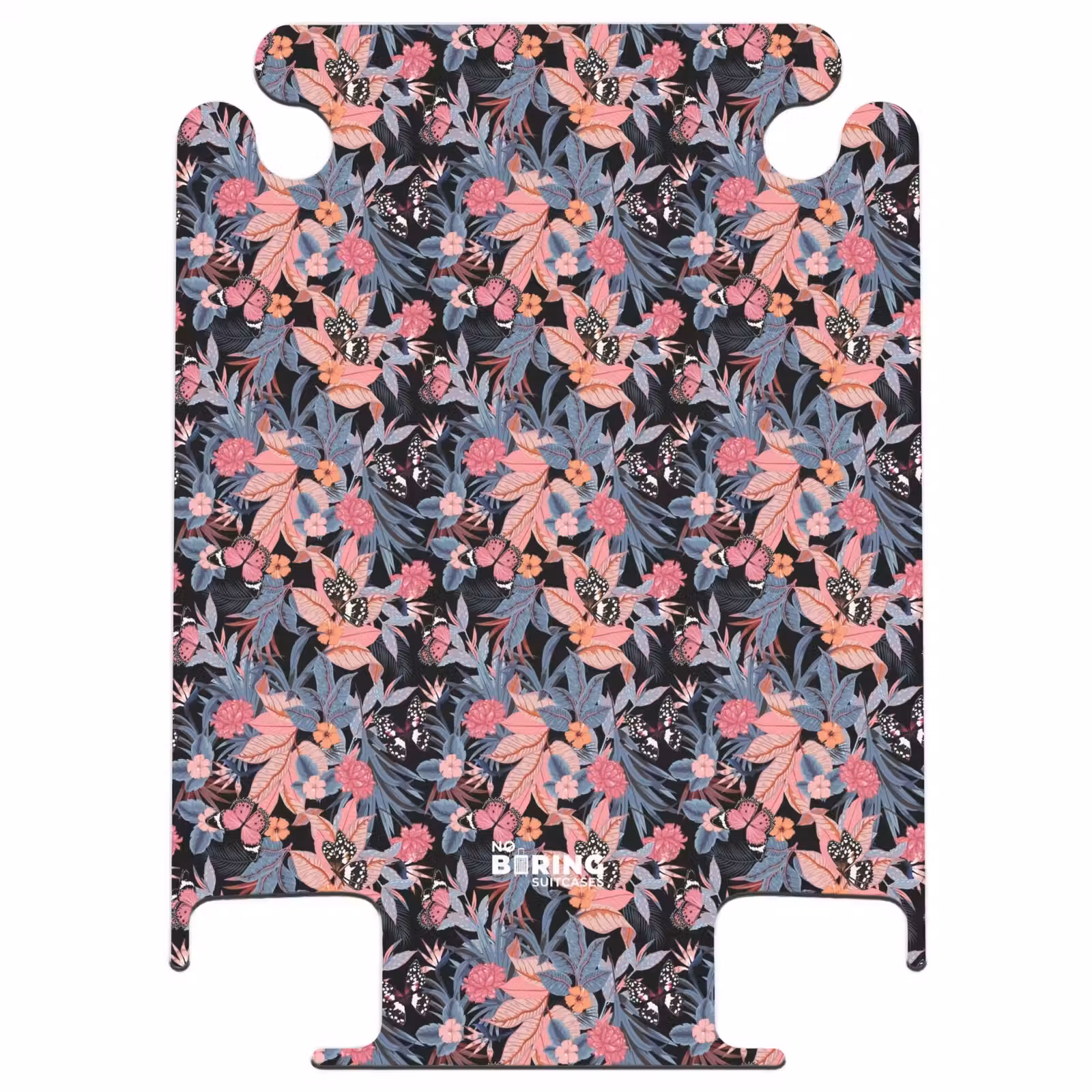 CaseSwap™ - Tropisch vlinder patroon roze blauw — 1