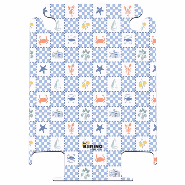 CaseSwap™ - Vierkant zomer print blauw — 1