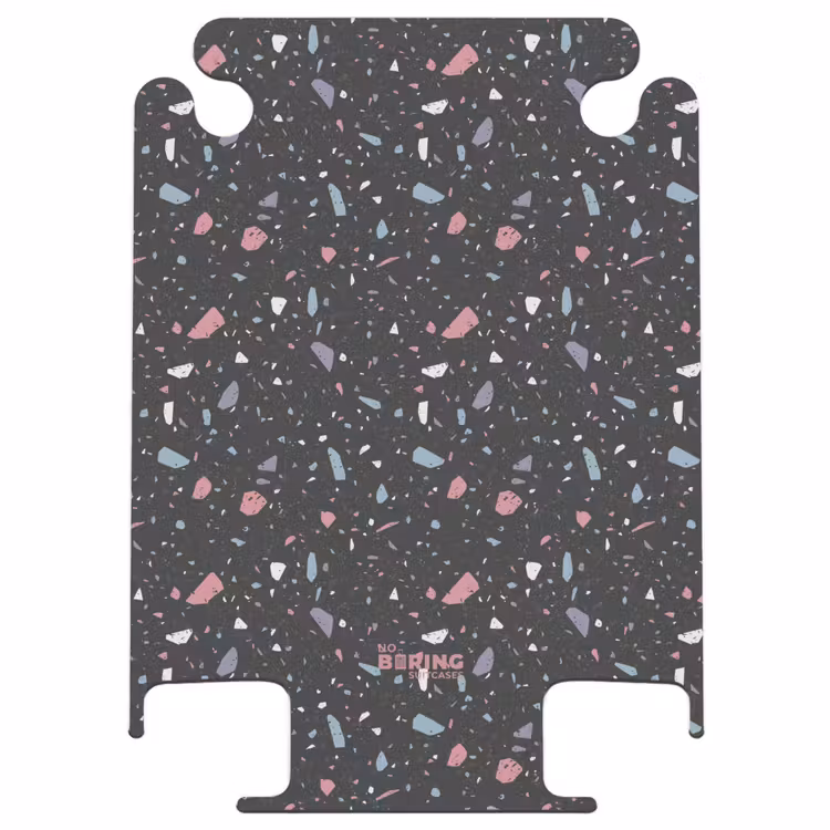 CaseSwap - Terrazzo patroon zwart met pastel — 1