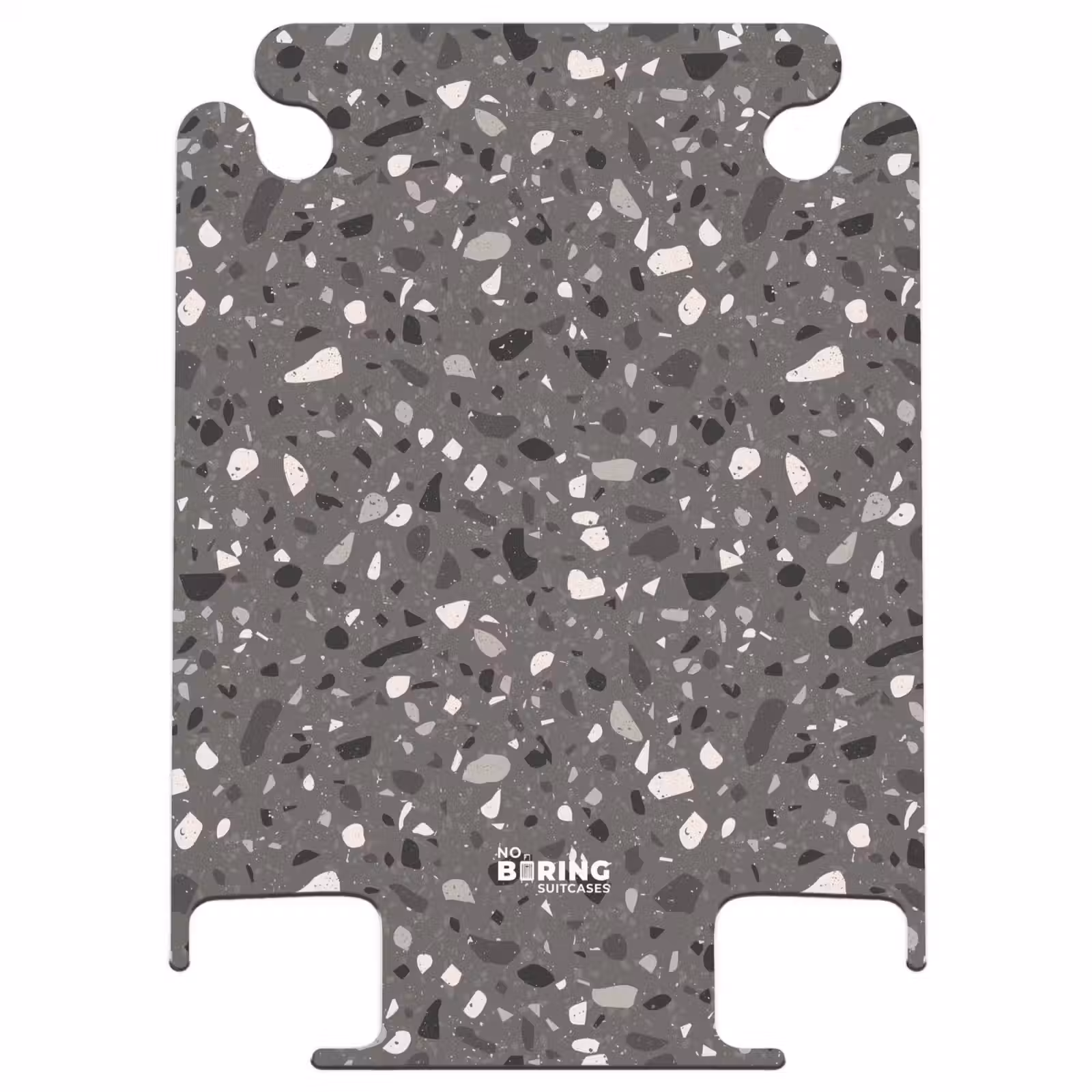 CaseSwap - Terrazzo patroon veelkleurig donkergrijs — 1