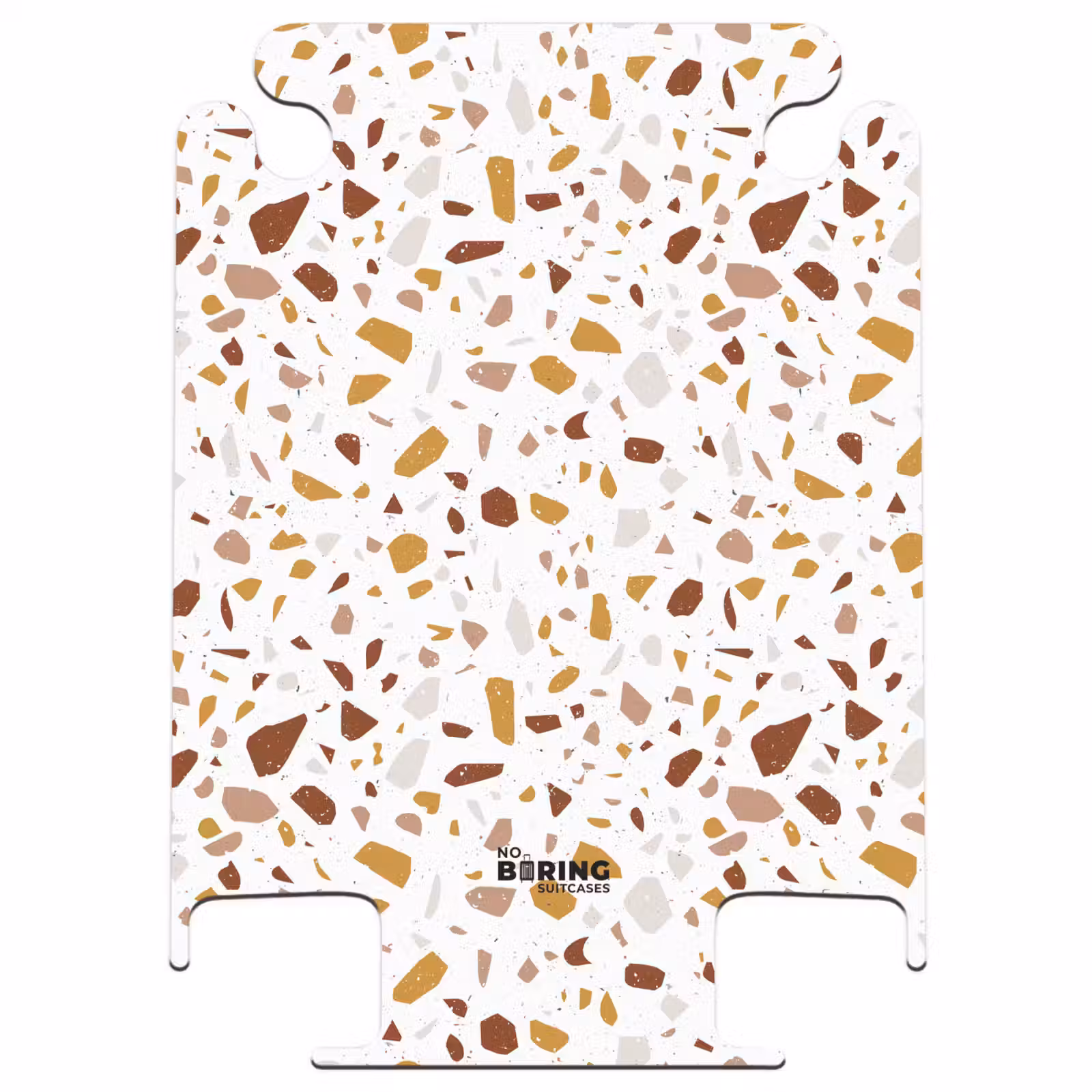 CaseSwap - Terrazzo patroon veelkleurig oker en roest — 1