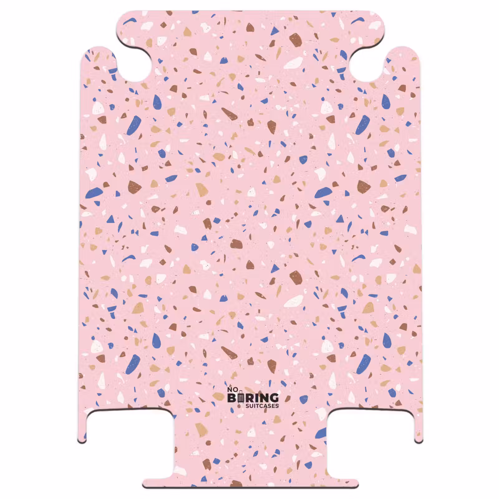 CaseSwap™ - Terrazzo patroon veelkleurig roze en blauw — 1