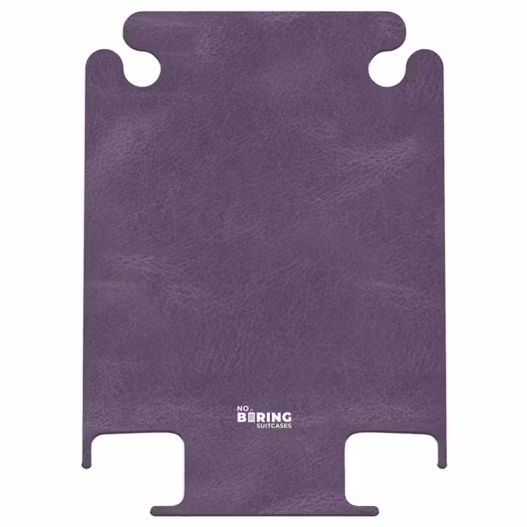 CaseSwap - Lederen look aubergine paars — 1