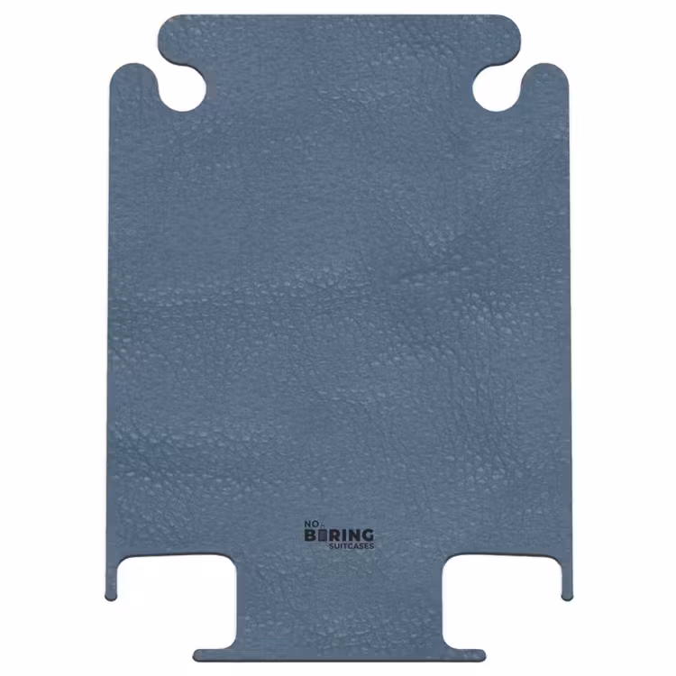 CaseSwap - Lederen look grijs blauw — 1