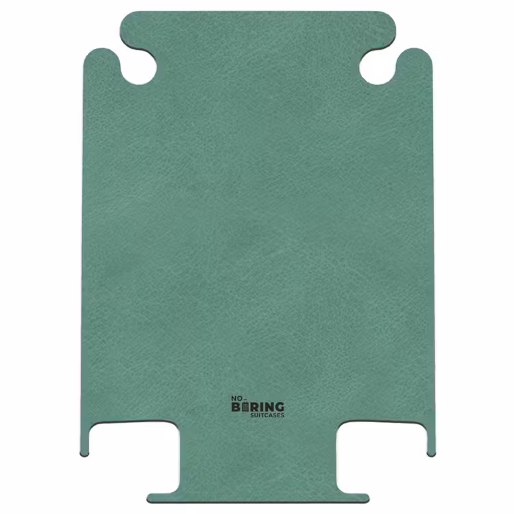 CaseSwap™ - Lederen look blauw groen — 1