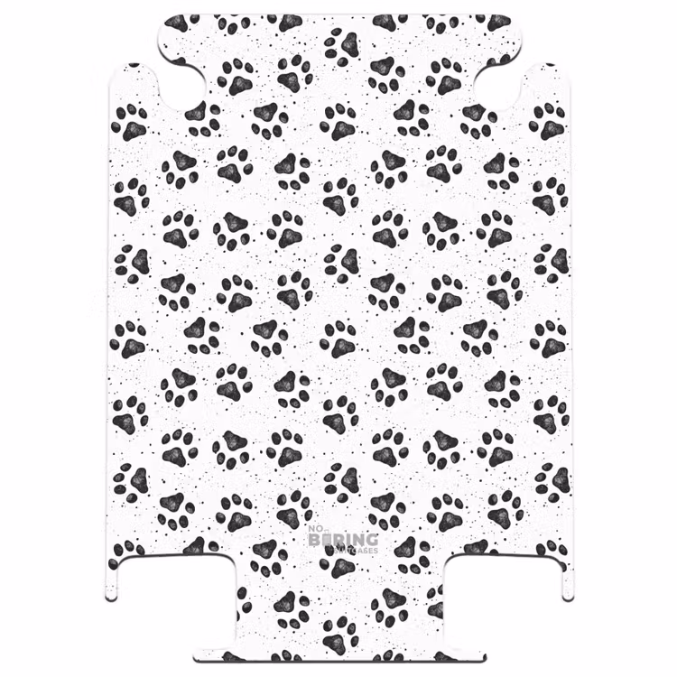 CaseSwap™ - Honden poot patroon zwart wit — 1
