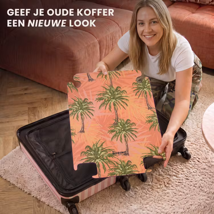 CaseSwap - Palmbomen met fleurige achtergrond. — 3